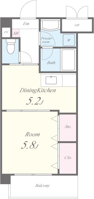 カーサ恵風 間取り図