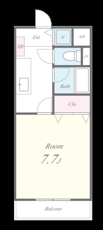ラフィネシャンブル 間取り図