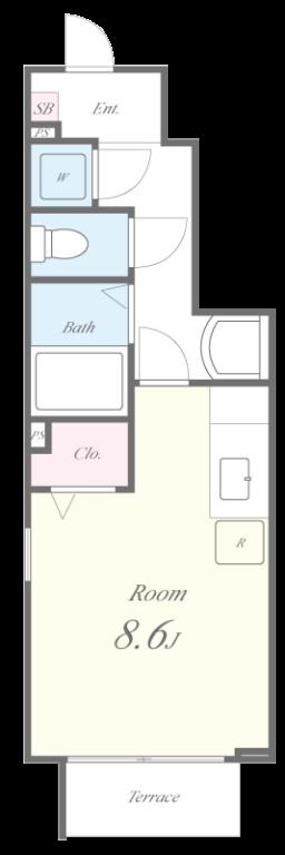 シャルマン土井 間取り図