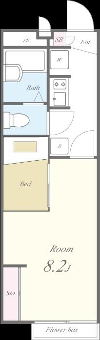 パレス植田山 間取り図