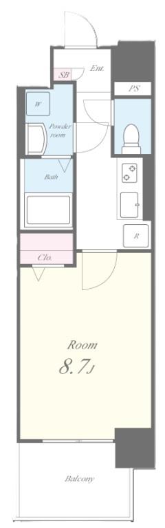 ALUNA箱崎 間取り図