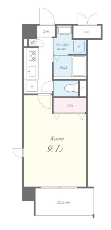 ビンシスターレット 間取り図
