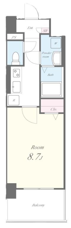 ALUNA箱崎 間取り図
