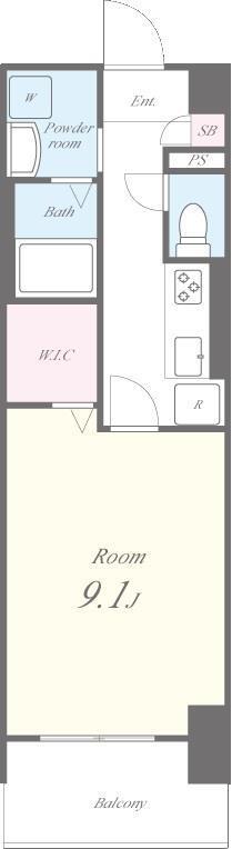 ライツ福助 間取り図