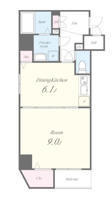パラッツォクボタ 間取り図