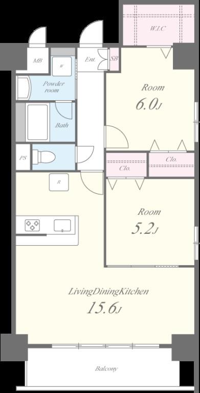 Winsome court 間取り図