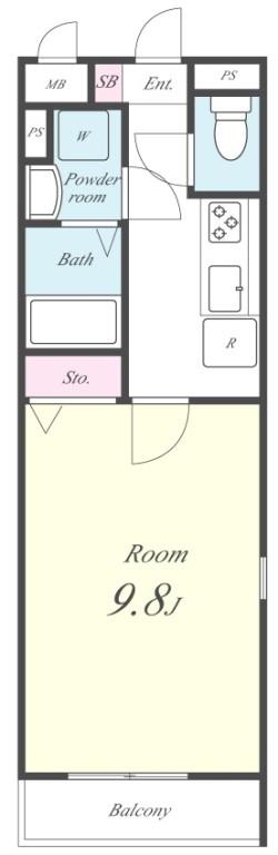 クレールブランカ 間取り図