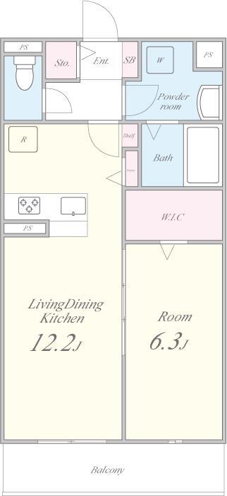 ローレル東加古川 302号室 間取り