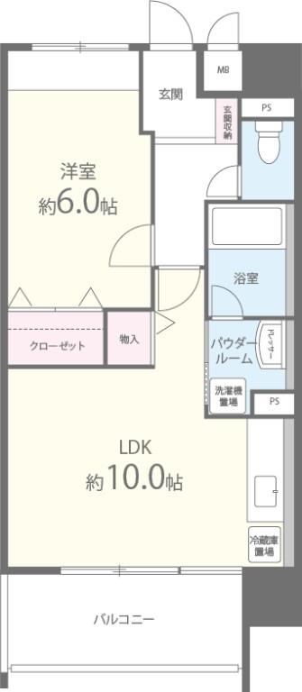 エトワールフィラント 間取り図