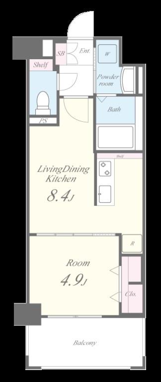 アーヴェンス吉塚 間取り図