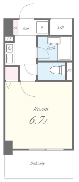 サンイースト江坂 間取り図