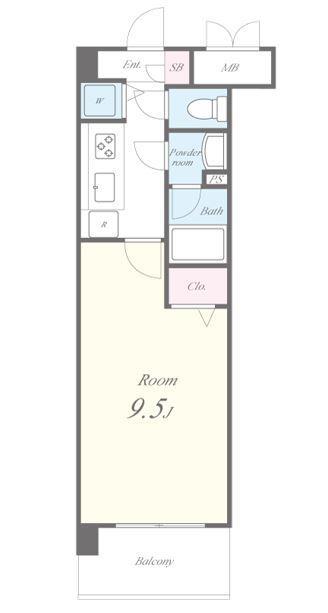 ソレアード・N 間取り図
