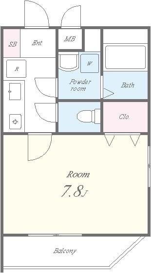ミリアビタNo.21 間取り図
