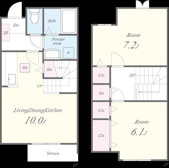 サンテルノ 間取り図
