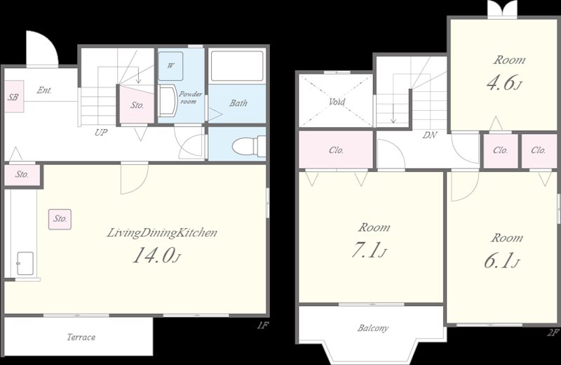サンテルノ 間取り図