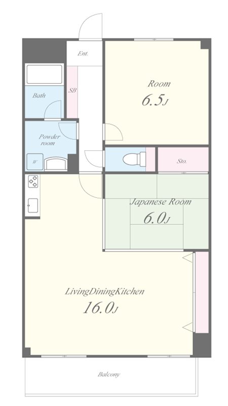 カーサ住之江公園 間取り図