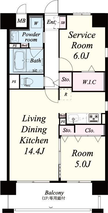 コンフォール京橋 間取り図