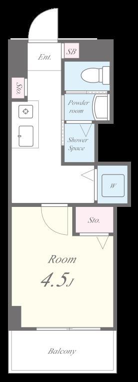 ロイヤルハイツ新深江 間取り図