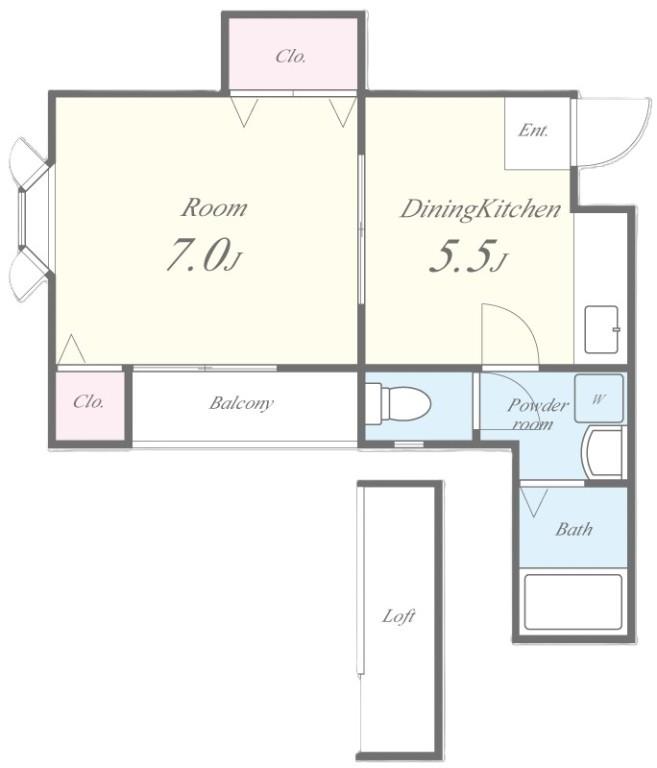 ラ・フィーネ 302号室 間取り