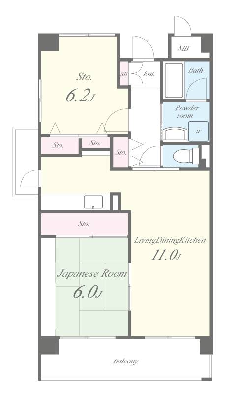 ハートフォードM 間取り図