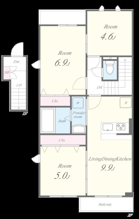 ヴェールフォンセ 若久 間取り図