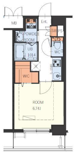 ギャラクシー博多駅北 間取り図