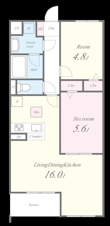 SOUTH COAT(サウスコート) 間取り図