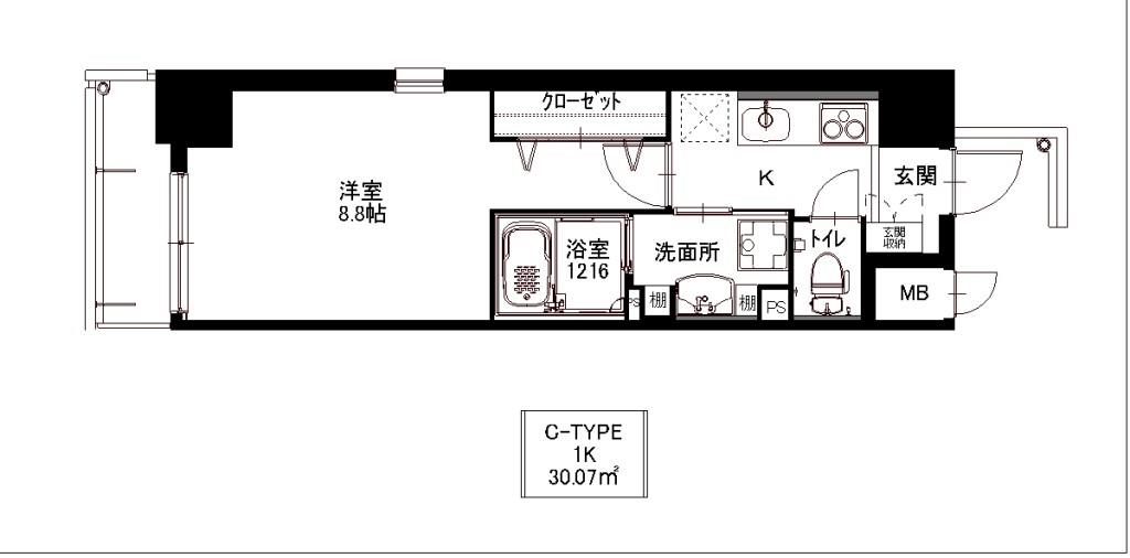 カトルセゾン金山 間取り図