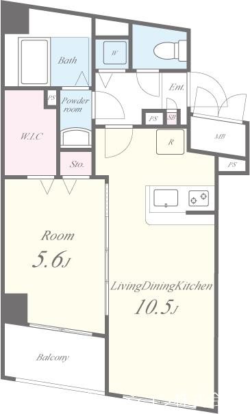 surfline chigasaki(サーフラインチガサキ) 間取り図