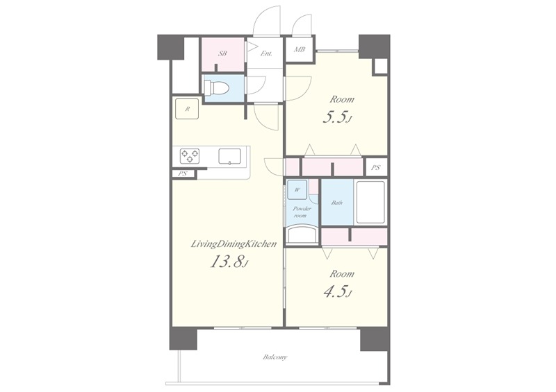 セイワパレス美章園駅前 間取り図