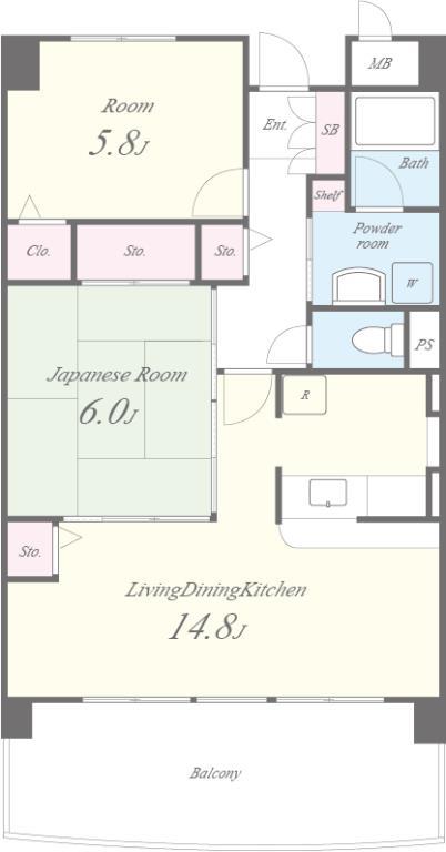 グランシャリオ天川 間取り図