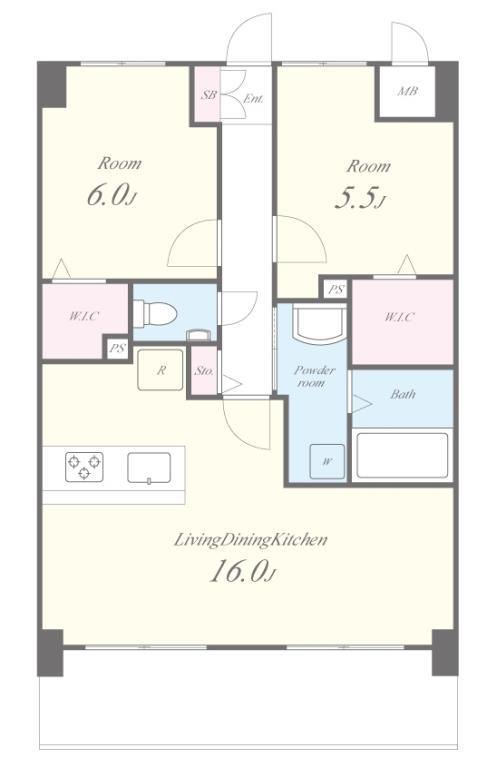リアレクト白壁 間取り図