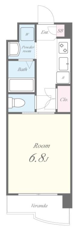 Bonne Chance(ボンヌシャンス) 間取り図