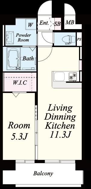 アクア チェントロ 間取り図