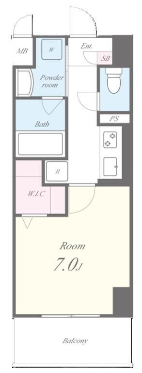 M.R Residence 502号室 間取り