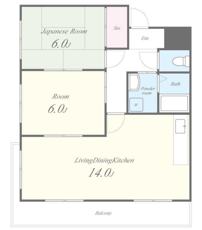 サンシティ千里丘 201号室 間取り