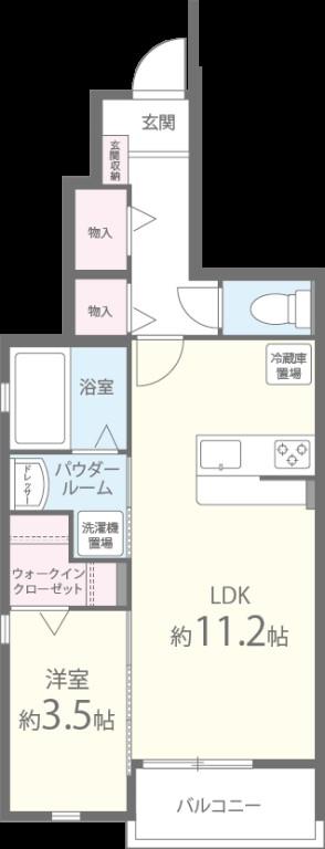 ラディエース 間取り図