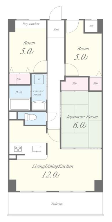 アルカディアコート 間取り図