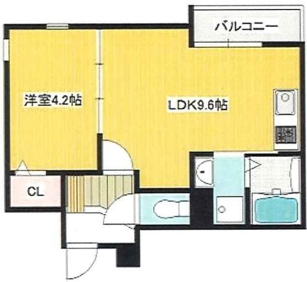 グランパシフィック萱島Ⅱ 間取り図