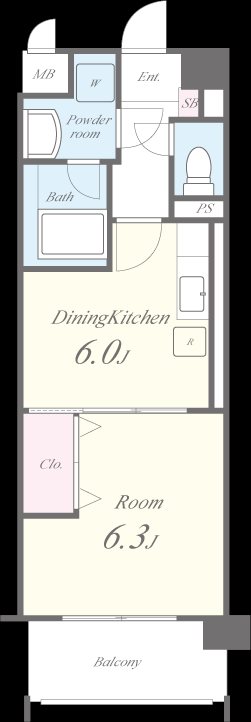 フランディル 間取り図