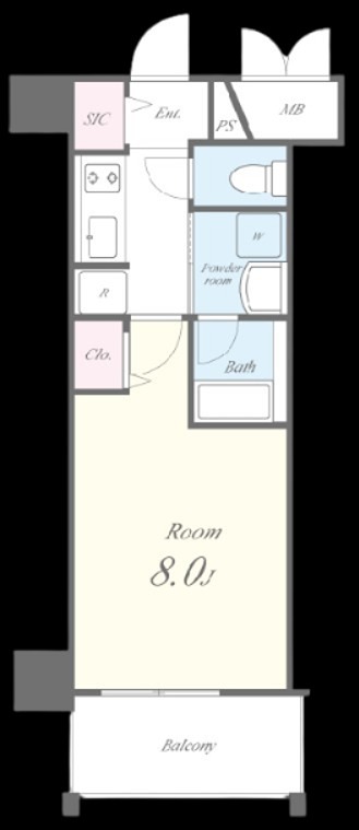 セイワパレス深江橋駅前 702号室 間取り