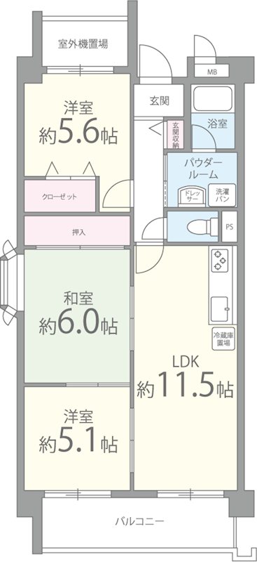 アーク・コート 間取り図