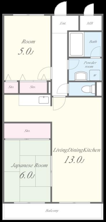 メゾン・ヌーボー 間取り図
