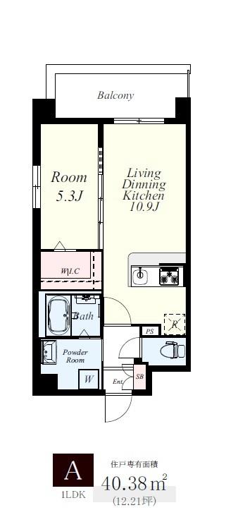 フランディオール桜並木 間取り図