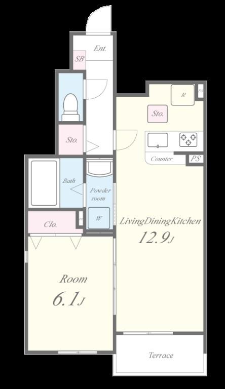 メゾン・デ・クール 間取り図
