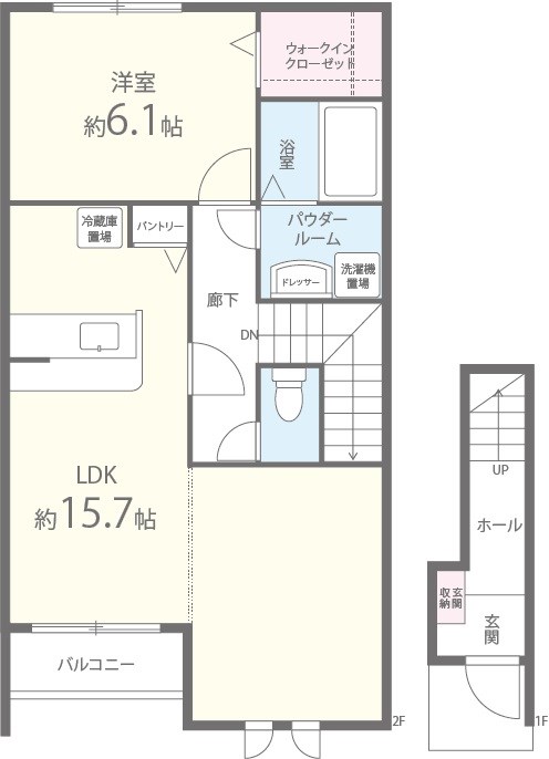 響流下北池 間取り図
