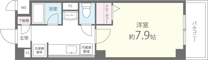 ローズガーデン 間取り図