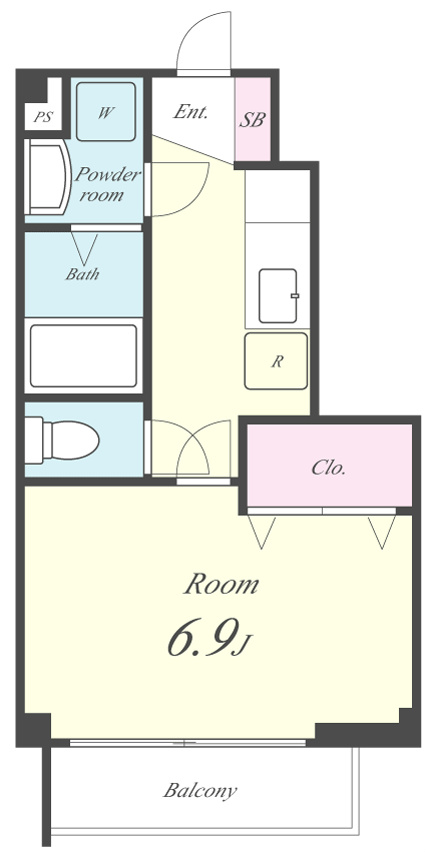 レパード 間取り図