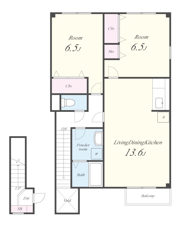 リーベン絹 間取り図