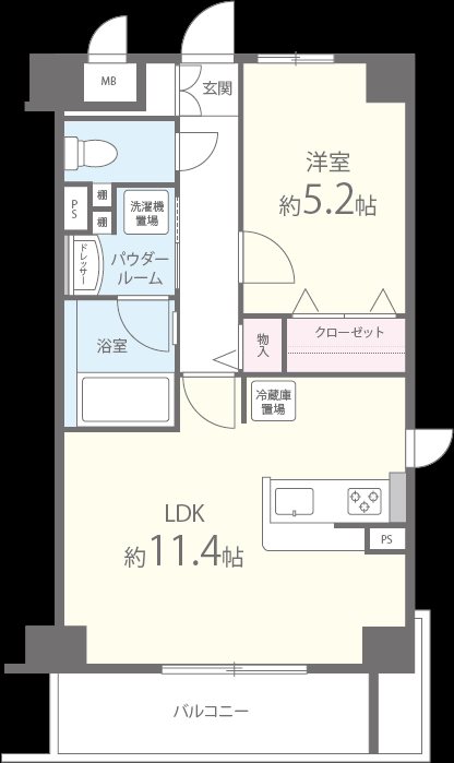 メゾン中沢 間取り図